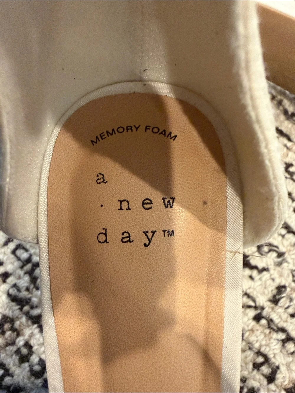 New Day Cream Bow Platform Sandals with Pearl Accent
